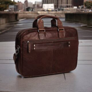 The chesterfield brand Τσάντα Lap-Top Δέρματος Κονιάκ