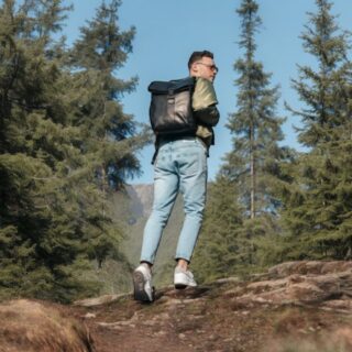 chesterfield Backpack Δερμάτινο σακίδιο Με καπάκι Μαύρο Savona C58.0322-011