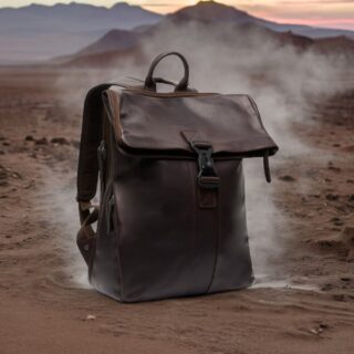 chesterfield Backpack Δερμάτινο Καφέ  Savona C58.0322-024