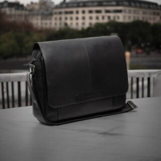 chesterfield Τσάντα Lap-Top Δέρματος Μαύρο Richard C48.0552-011