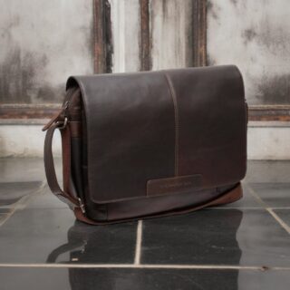 chesterfield Δερμάτινη Τσάντα Lap-Top Καφέ Richard C48.0552-024