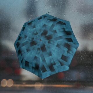 Knirps T.760 Ομπρέλα Αυτόματη Clear Sky Μπλε