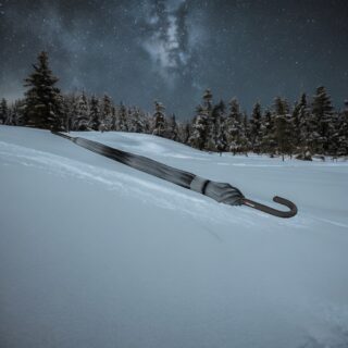 Knirps T.760 Ομπρέλα Αυτόματη Clear Stone Γκρι