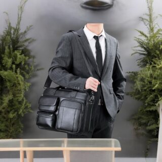 Δερμάτινος χαρτοφύλακας Cardinal 5029 μαύρο