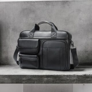 Δερμάτινος χαρτοφύλακας Cardinal 5029 μαύρο