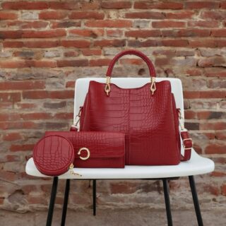 Γυναικείο σετ τσάντας Χειρός/Τσαντάκι / πορτοφόλι Cardinal MLT029 κόκκινο