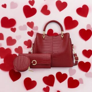 Γυναικείο σετ τσάντας Χειρός/Τσαντάκι / πορτοφόλι Cardinal MLT029 κόκκινο