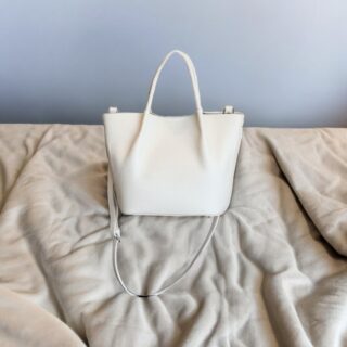 Γυναικεία δερμάτινη τσάντα χειρός/Ώμου Cardinal 8911 άσπρο