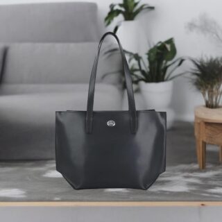 Γυναικεία δερμάτινη τσάντα χειρός/Ώμου Cardinal 7718 μαύρο