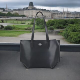 Γυναικεία δερμάτινη τσάντα χειρός/Ώμου Cardinal 7718 μαύρο