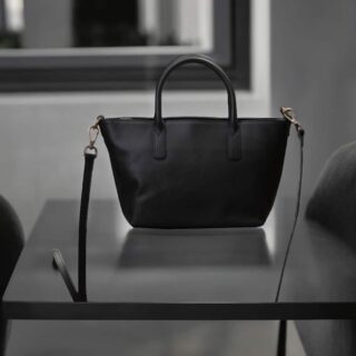 Γυναικεία δερμάτινη τσάντα ώμου/χειρός Cardinal 2078 black