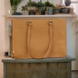 Γυναικεία δερμάτινη τσάντα ώμου/χειρός Cardinal 2020 brown