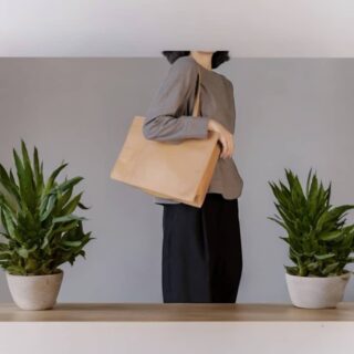 Γυναικεία δερμάτινη τσάντα ώμου/χειρός Cardinal 2020 brown