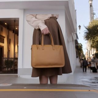 Γυναικεία δερμάτινη τσάντα ώμου/χειρός Cardinal 2150 coffee