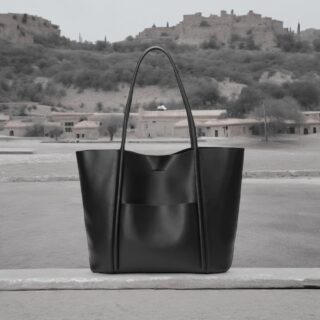 Γυναικεία δερμάτινη τσάντα ώμου/χειρός Cardinal 1777 black