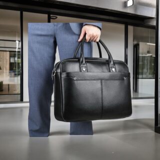 Δερμάτινος χαρτοφύλακας Cardinal 5043 μαύρο