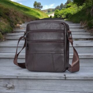 Δερμάτινο τσαντάκι ώμου Cardinal 7705 coffee