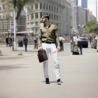 Δερμάτινο τσαντάκι ώμου Cardinal 7012 coffee