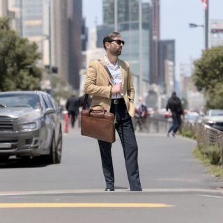 Δερμάτινος χαρτοφύλακας Cardinal 5006 καφέ