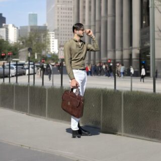 Δερμάτινος χαρτοφύλακας Cardinal 315 καφέ