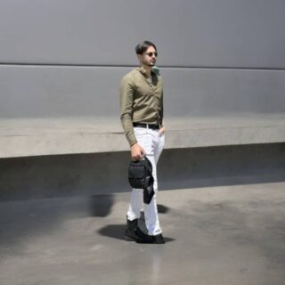 Δερμάτινο τσαντάκι ώμου Cardinal 7438 black