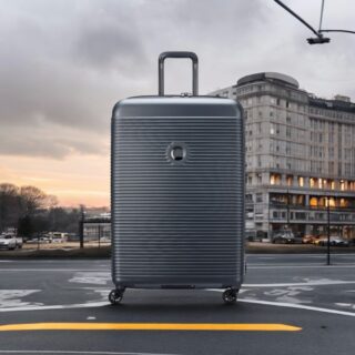 Delsey Βαλίτσα μεγάλη 76cm Freestyle Graphite