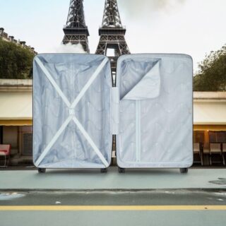 Delsey Ordener Μεγάλη Βαλίτσα με ύψος 77cm σε Μπλε χρώμα