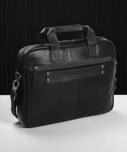 Chesterfield Calvi C40.1033-011 Δερμάτινος Χαρτοφύλακας Μαύρο