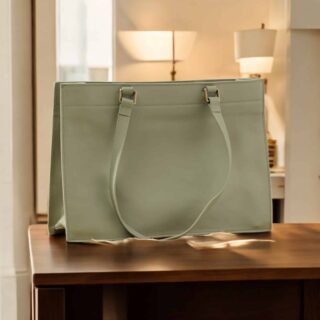 Γυναικεία δερμάτινη τσάντα ώμου/χειρός Cardinal 2020 green