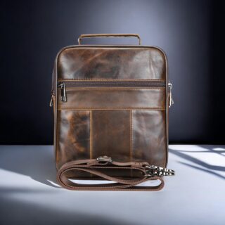 Δερμάτινο τσαντάκι ώμου Cardinal 6199 καφέ