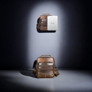 Δερμάτινο τσαντάκι ώμου Cardinal 6199 καφέ