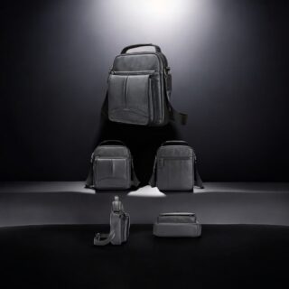 Δερμάτινο τσαντάκι ώμου Cardinal 6109 μαύρο