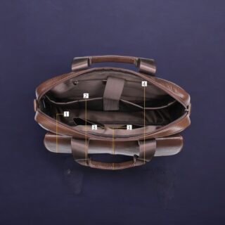 Δερμάτινος χαρτοφύλακας Cardinal 315 καφέ