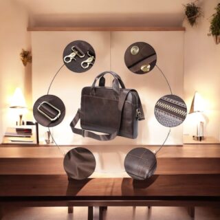 Δερμάτινος χαρτοφύλακας Cardinal 5006 καφέ