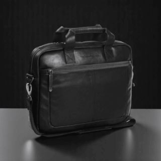 Chesterfield Calvi C40.1033-011 Δερμάτινος Χαρτοφύλακας Μαύρο