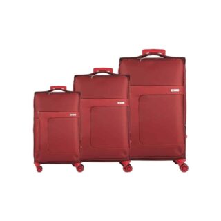 Βαλίτσες trolley (σετ 3 τεμαχίων) Cardinal 3800 μπορντό