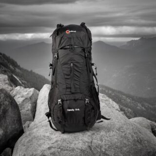 Σακίδιο πλάτης ορειβατικό Cardinal 1788 70+5L μαύρο