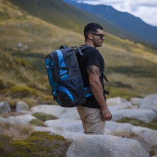 Σακίδιο πλάτης ορειβατικό Cardinal 856 70L γαλάζιο