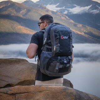 Σακίδιο πλάτης ορειβατικό Cardinal 856 70L μαύρο