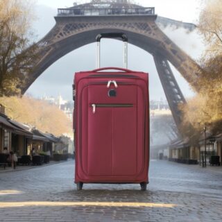 Delsey Βαλίτσα καμπίνας expandable 56cm Pin Up 6 Burgundy