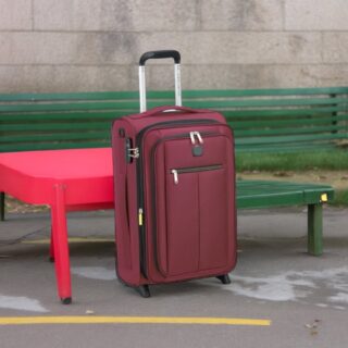 Delsey Βαλίτσα καμπίνας expandable 56cm Pin Up 6 Burgundy