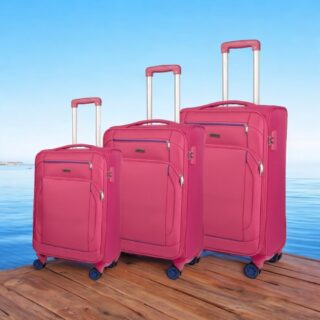 Βαλίτσες trolley (σετ 3 τεμαχίων) Spectra Cardinal 5000 ροζ