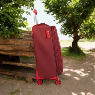 Βαλίτσες trolley (σετ 3 τεμαχίων) Cardinal 3400 μπορντό