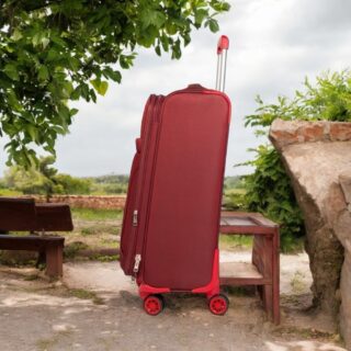 Βαλίτσες trolley (σετ 3 τεμαχίων) Cardinal 3400 μπορντό