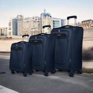 Βαλίτσες trolley (σετ 3 τεμαχίων) Cardinal 3300 σκούρο μπλέ