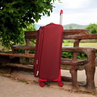 Βαλίτσες trolley (σετ 3 τεμαχίων) Cardinal 3300 μπορντό