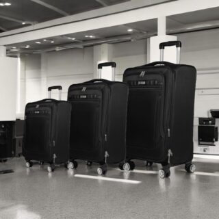 Βαλίτσες trolley (σετ 3 τεμαχίων) Cardinal 3300 μαύρη