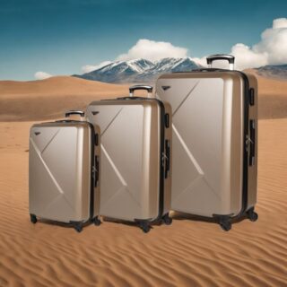 Βαλίτσες trolley (σέτ 3 τεμαχίων) Cardinal 2011 σαμπανί