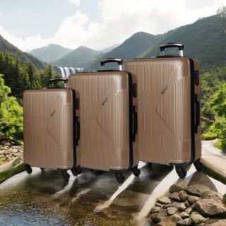 Βαλίτσες trolley (σέτ 3 τεμαχίων) Cardinal 2010 σαμπανί