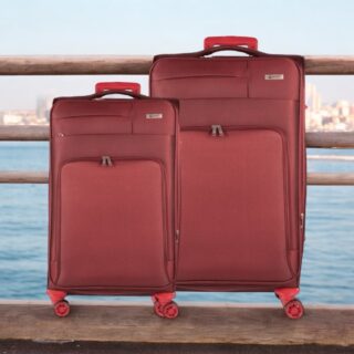 Βαλίτσα trolley Cardinal μεσαία μεγάλη 3700 60/70cm μπορντό